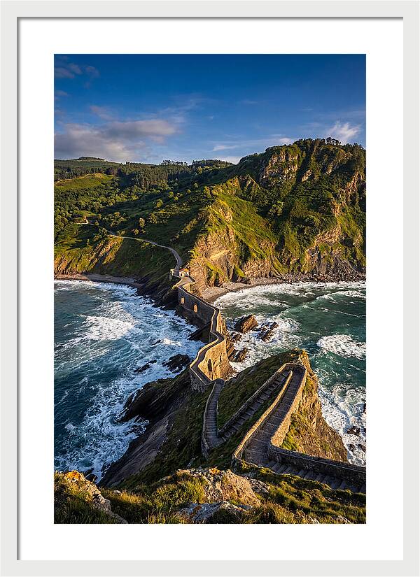 San Juan De Gaztelugatxe At Golden Hour