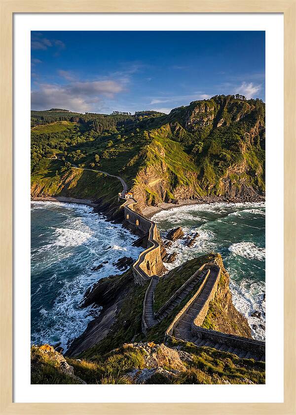 San Juan De Gaztelugatxe At Golden Hour