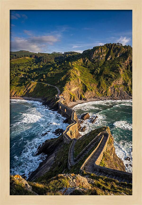 San Juan De Gaztelugatxe At Golden Hour