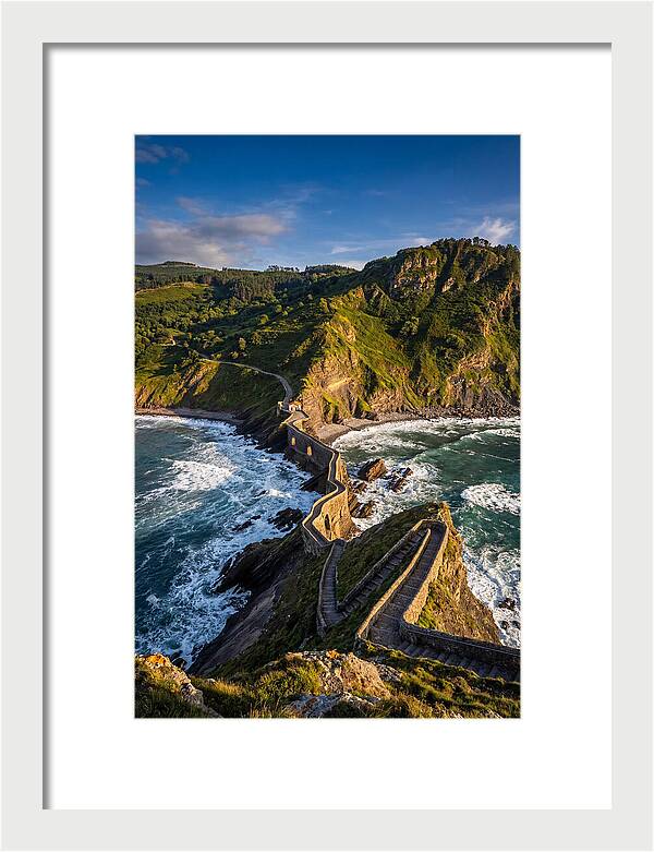 San Juan De Gaztelugatxe At Golden Hour