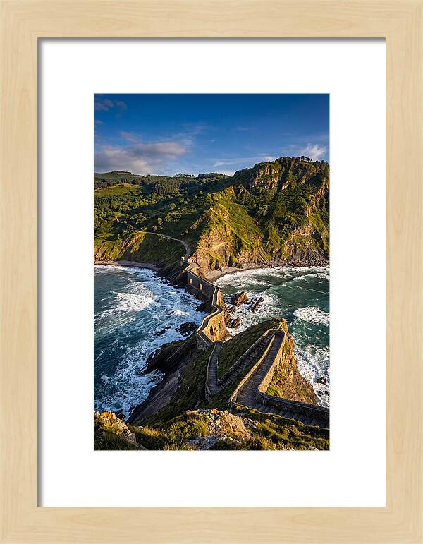 San Juan De Gaztelugatxe At Golden Hour