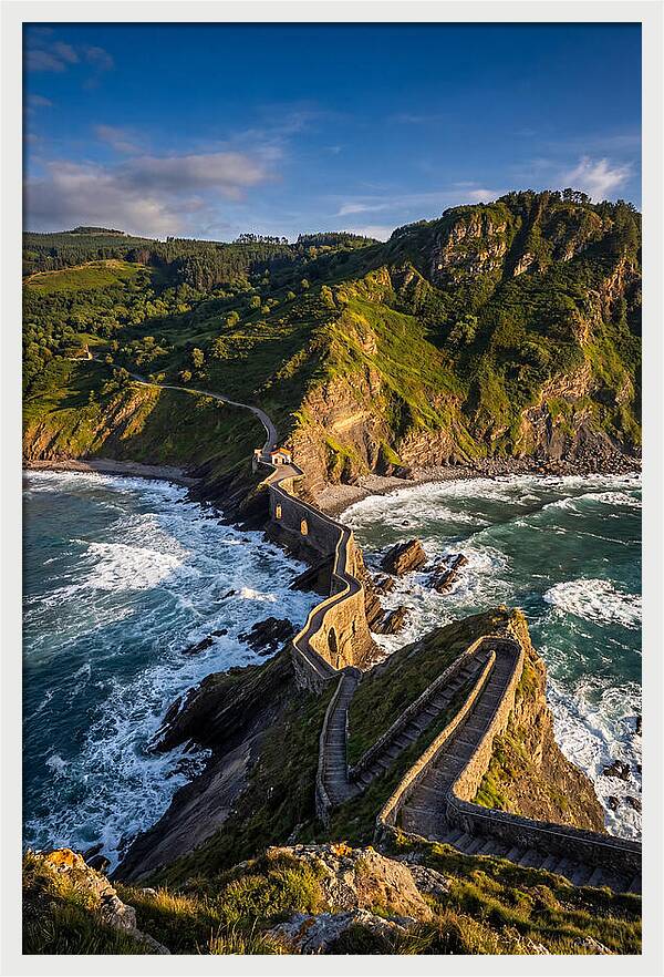 San Juan De Gaztelugatxe At Golden Hour