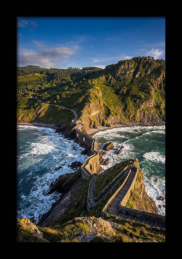 San Juan De Gaztelugatxe At Golden Hour
