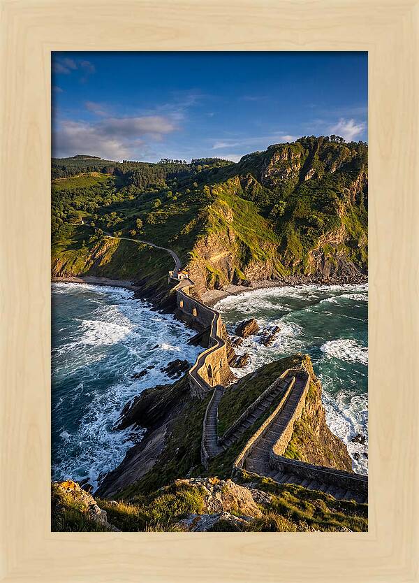 San Juan De Gaztelugatxe At Golden Hour