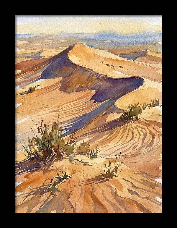 Sand Dunes At Dusk