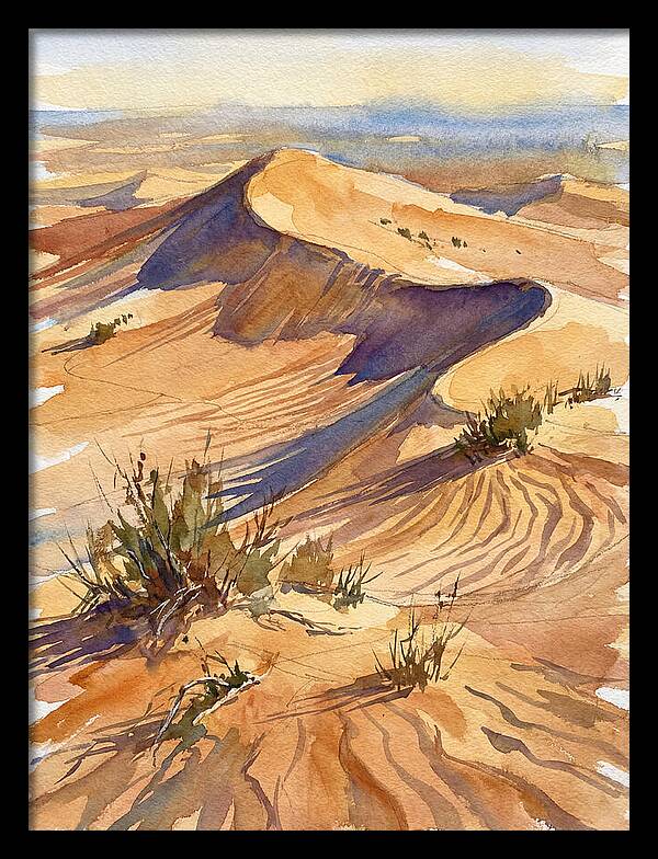 Sand Dunes At Dusk