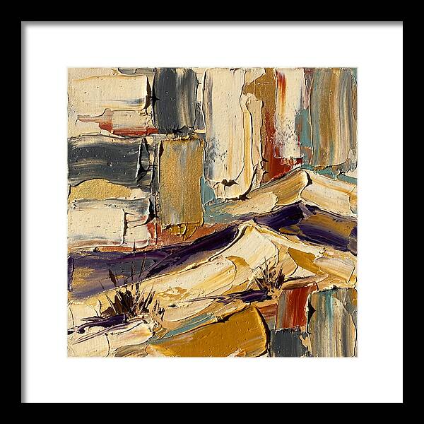 Sand Dunes In Palette Knife Style