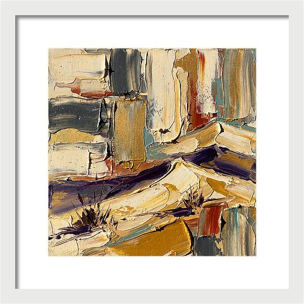 Sand Dunes In Palette Knife Style