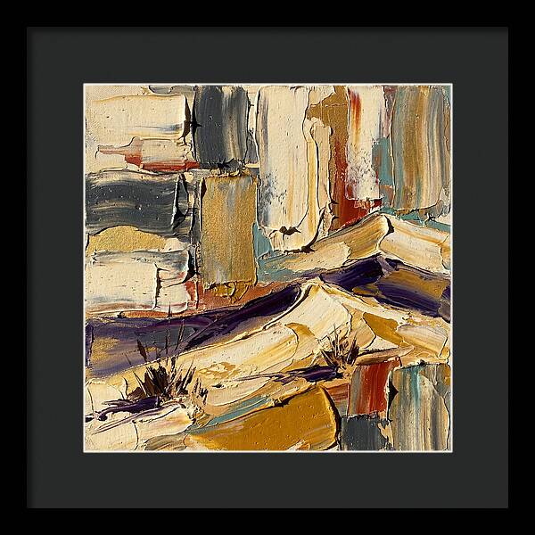 Sand Dunes In Palette Knife Style