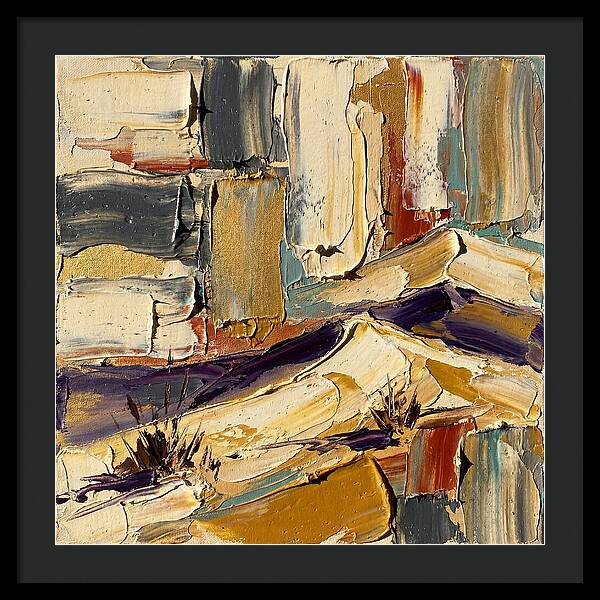 Sand Dunes In Palette Knife Style