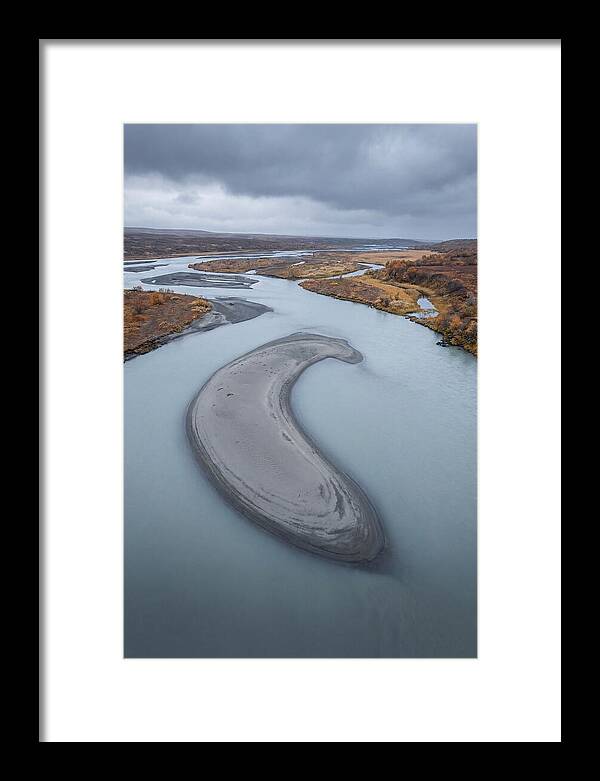 Sand Island In Braided River