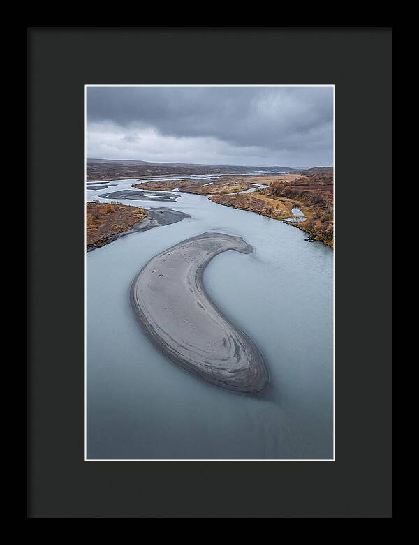 Sand Island In Braided River