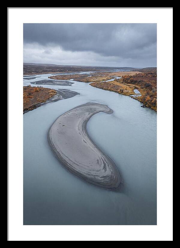 Sand Island In Braided River