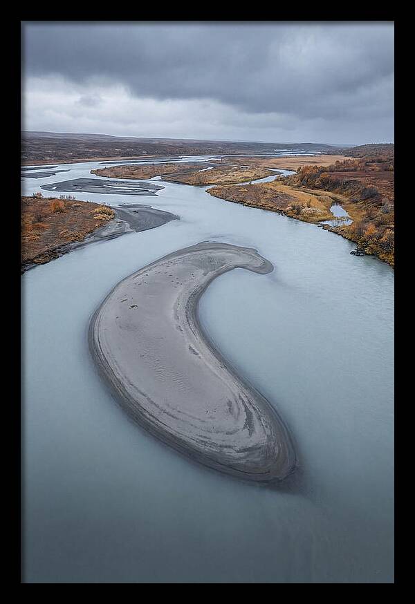 Sand Island In Braided River