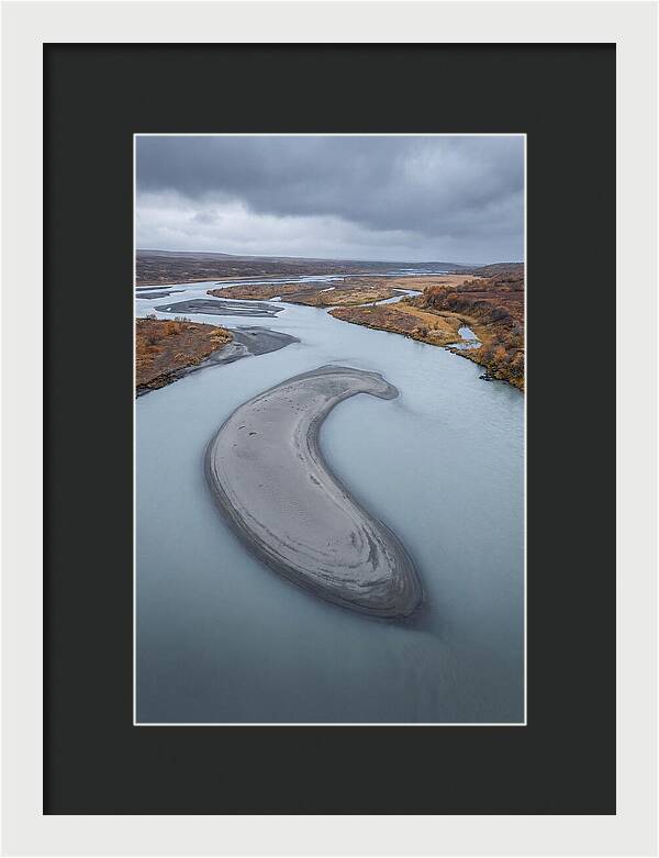 Sand Island In Braided River