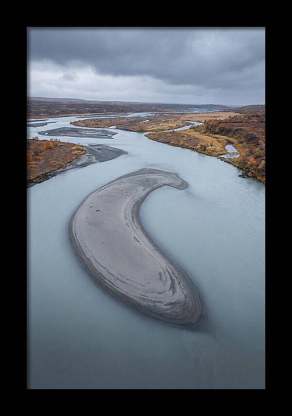 Sand Island In Braided River