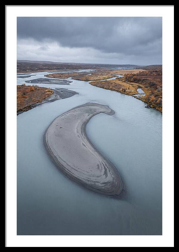 Sand Island In Braided River