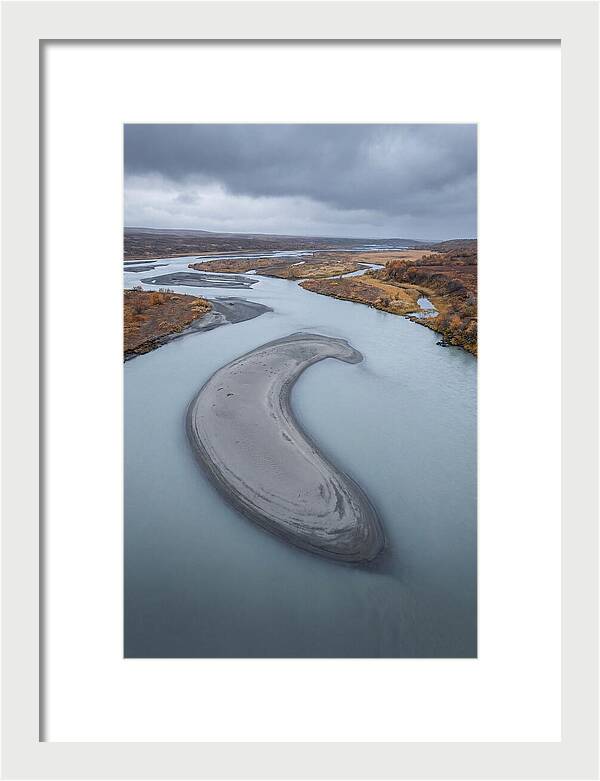 Sand Island In Braided River
