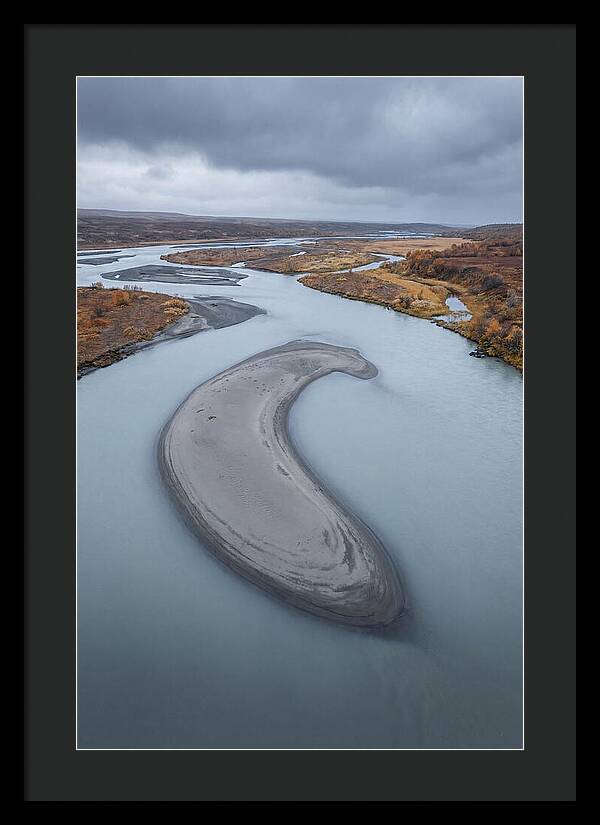 Sand Island In Braided River