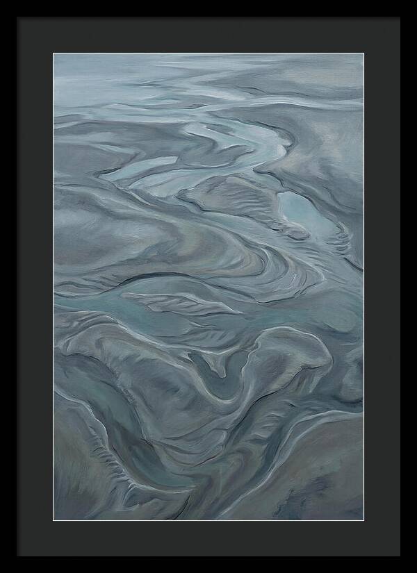 Sand Patterns Left By Retreating Tide
