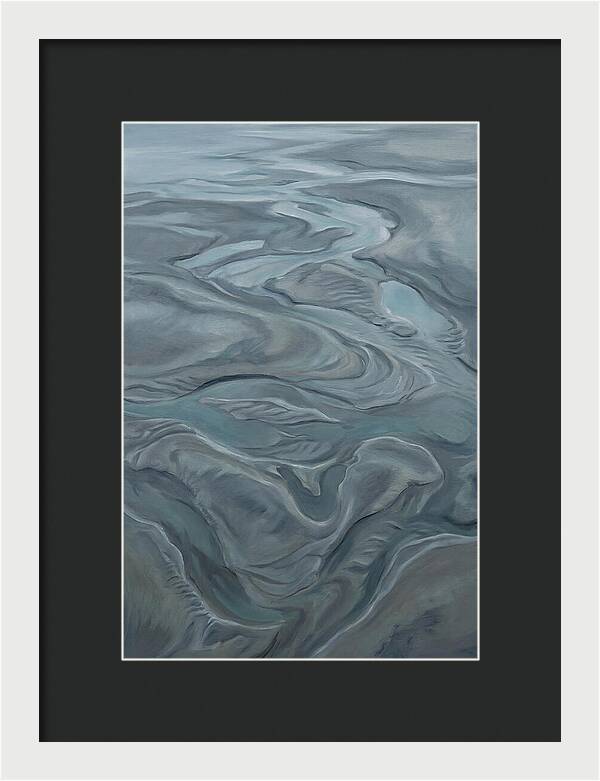 Sand Patterns Left By Retreating Tide