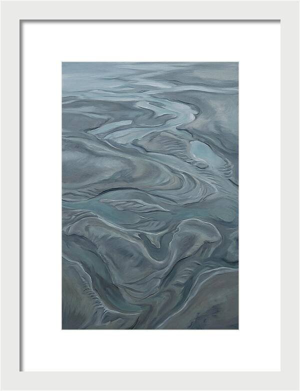 Sand Patterns Left By Retreating Tide
