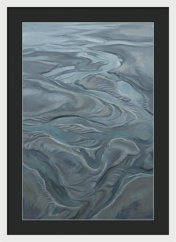 Sand Patterns Left By Retreating Tide
