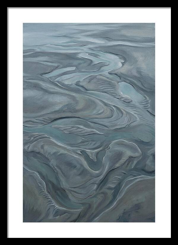 Sand Patterns Left By Retreating Tide