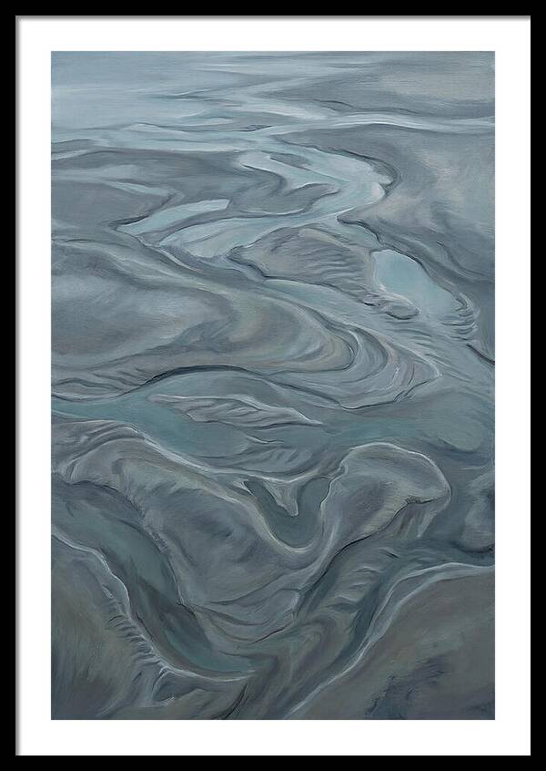 Sand Patterns Left By Retreating Tide