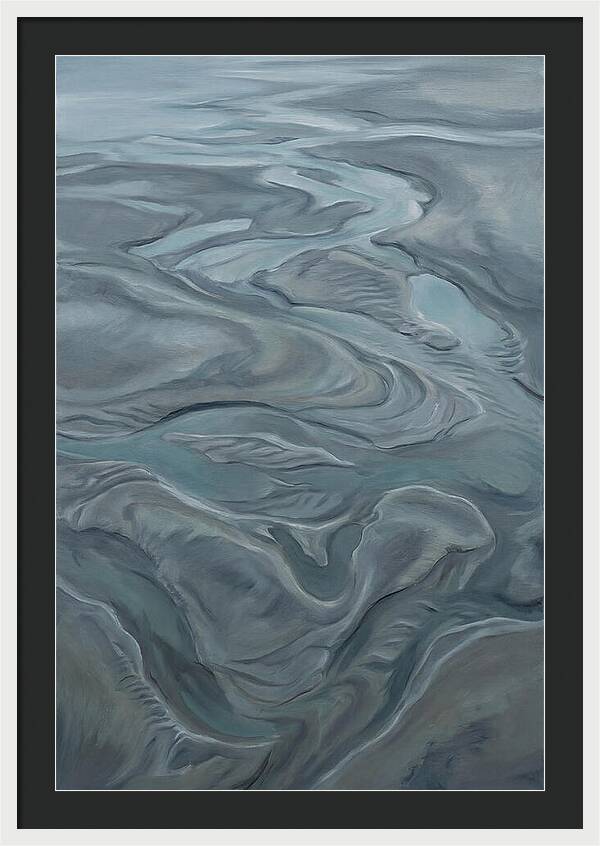 Sand Patterns Left By Retreating Tide