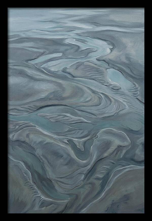 Sand Patterns Left By Retreating Tide