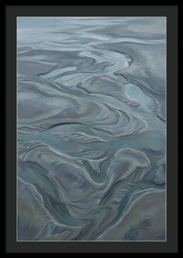 Sand Patterns Left By Retreating Tide