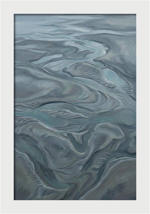 Sand Patterns Left By Retreating Tide