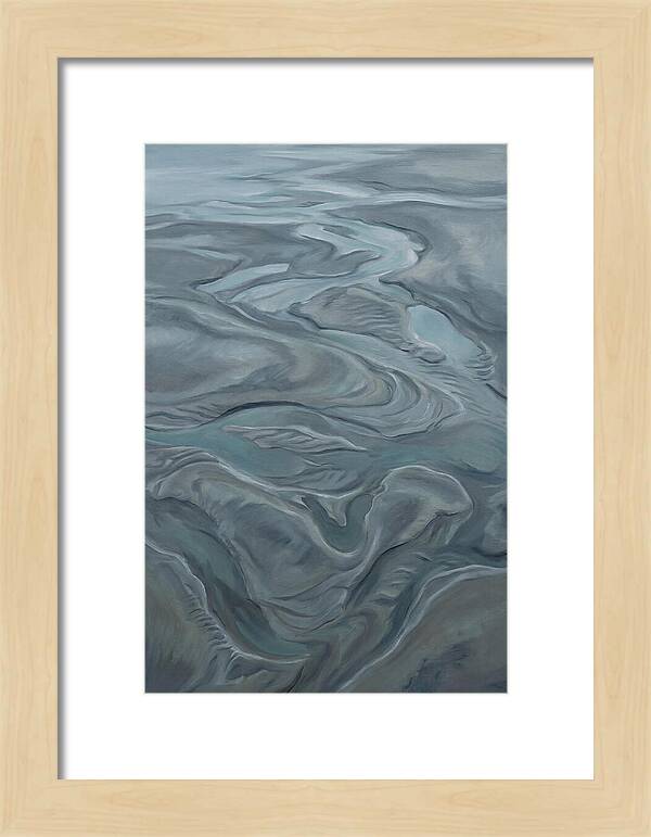 Sand Patterns Left By Retreating Tide