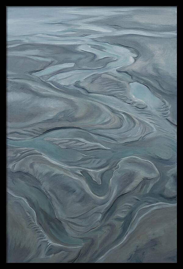 Sand Patterns Left By Retreating Tide