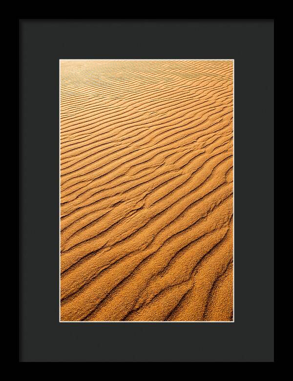 Sand Ripple Patterns In Golden Tones