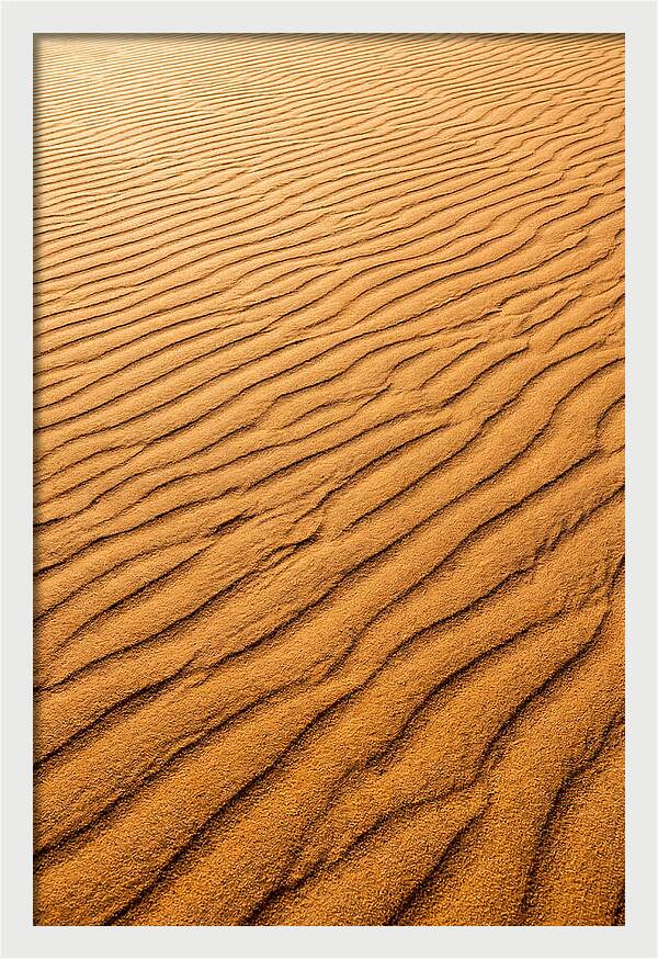 Sand Ripple Patterns In Golden Tones