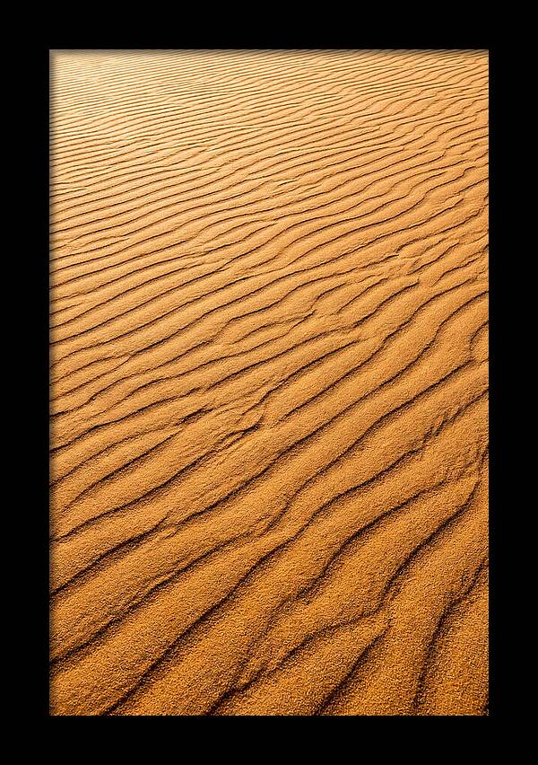 Sand Ripple Patterns In Golden Tones