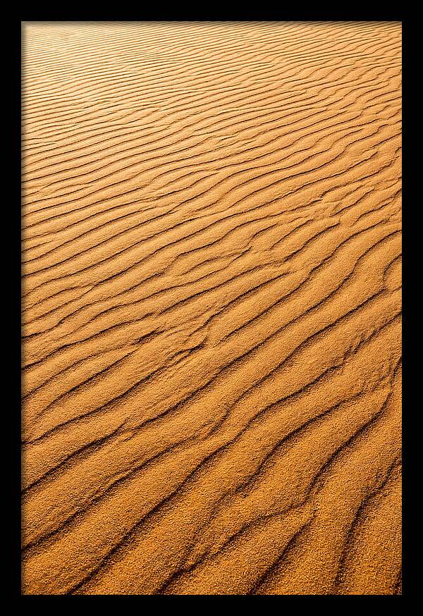Sand Ripple Patterns In Golden Tones