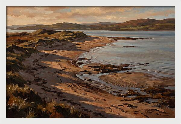 Sand Spit Extending Into Bay