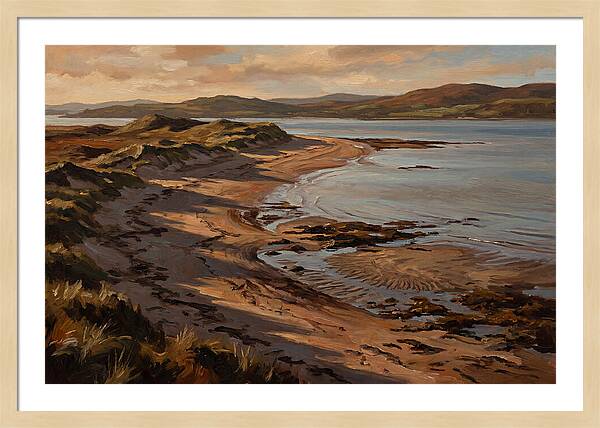 Sand Spit Extending Into Bay
