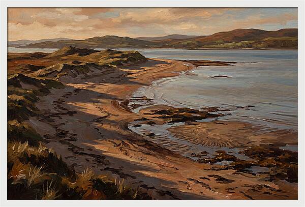 Sand Spit Extending Into Bay