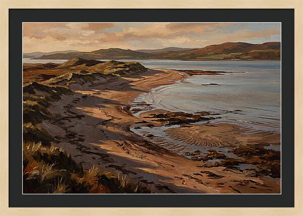 Sand Spit Extending Into Bay