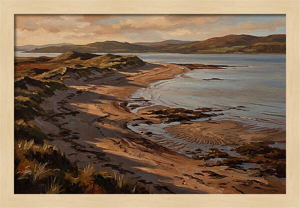 Sand Spit Extending Into Bay