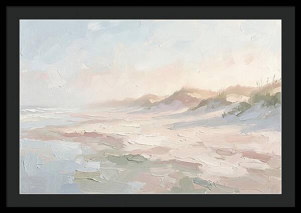Sandy Beach Backed By Dunes