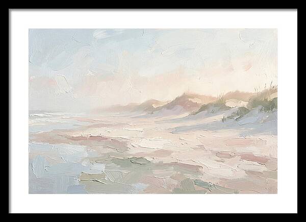 Sandy Beach Backed By Dunes