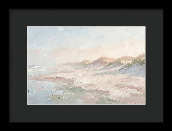 Sandy Beach Backed By Dunes