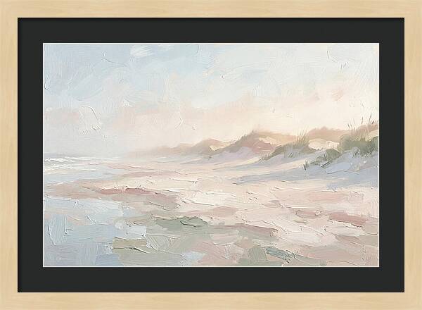 Sandy Beach Backed By Dunes