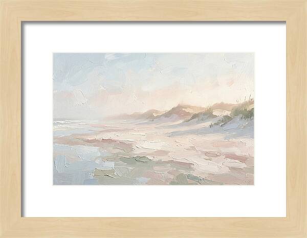 Sandy Beach Backed By Dunes