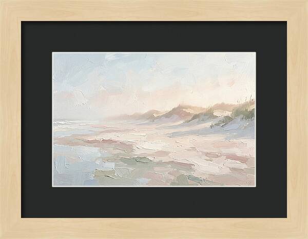 Sandy Beach Backed By Dunes